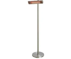 Nsh Nordic HORTUS terasos šildytuvas, grindinis, modelis 1500 W, GT, sidabrinis (211-398)