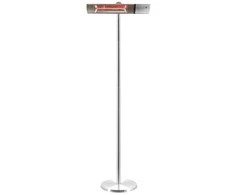 Nsh Nordic HORTUS terasos šildytuvas, grindinis, modelis 500/1000/1500W, nuotolinis, RGT, sidabrinis (211-411)