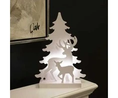 Nsh Nordic Kalėdinis 3D LED siluetas su elnio motyvu NORDIC WINTER (780-550)