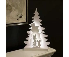 Nsh Nordic Kalėdinis siluetas 3D LED su sniego senio motyvu NORDIC WINTER (780-553)