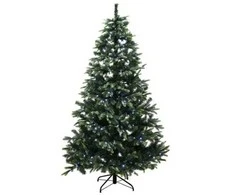 Nsh Nordic Dirbtinė Kalėdų eglutė PE/PVC "Limited Edition", A+ klasė, 180x124 cm su spalvotomis ir baltomis LED lemputėmis NORDIC WINTER (780-321)