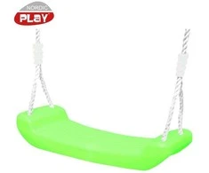 Nsh Nordic NORDIC PLAY sūpynės, plastikinės, gelsvai žalios spalvos, su virve (805-492)