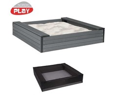 Nsh Nordic NORDIC PLAY smėlio dėžė WPC 24x120x120cm su tinklu (805-710)