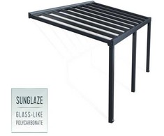 Nsh Nordic Palram - Canopia STOCKHOLM terasos stogelis 3,4x5,9m antracito pilka (540-123)