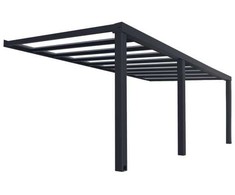 Nsh Nordic Palram - Canopia STOCKHOLM terasos stogelis 3,4x6,6m antracito pilka (540-124)
