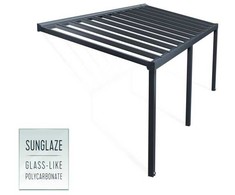 Nsh Nordic Palram - Canopia STOCKHOLM terasos stogelis 3,4x8,1m antracito pilka (540-126)