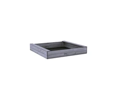 Nsh Nordic Plona smėlio dėžė 120 x 120 cm, pilka, gruntuota NORDIC PLAY (804-710)