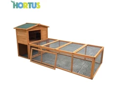 Nsh Nordic Triušių narvas iš rudos spalvos medžio 101,5 x 54,7 x 100 cm (505-195)