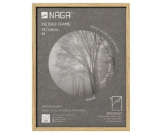 Nuotraukų rėmelis Ramka NAGA Picture frame, 29,7x42 cm, oak wood Picture frame, 29,7x42 cm, oak wood (17056)