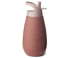 Nuuroo - Pax silikoninis gertuvės buteliukas - 350 ml - raudonmedžio spalvos