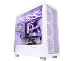 NZXT H7 Flow, Midi Tower, PC, Balta, ATX, EATX, micro ATX, Mini-ITX, Cinkuotas plienas, Grūdintas stiklas, Žaidimams