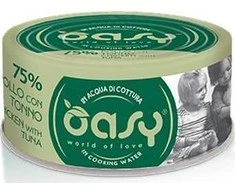 Maisto produktai - Oasy More Love vištiena with Tuna Wet Cat Food 70g