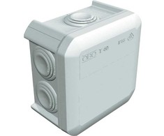 OBO Bettermann 2007045 Jungiamoji dėžutė T40 90x90x52 mm Šviesiai pilka (RAL 7035) IP55 (2007045)