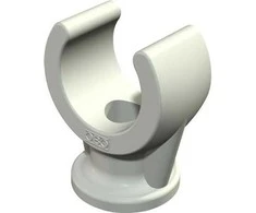 OBO Bettermann OBO Sockel-Klemmschelle 2962 22 lichtgrau 19-22mm