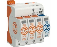 OBO Bettermann 5093533 V50-3+NPE+FS-280 kombinuotas valdiklis 50 kA