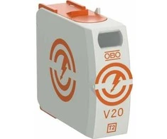 OBO Bettermann Bettermann Viršįtampio ribotuvo įdėklas C tipas 2 20kA 280V V20-0-280 5095364