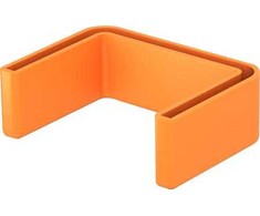 OBO Bettermann OBO apsauginis dangtelis US 5KS lubiniam pakabinamam elementui US5, oranžinis, plastikinis