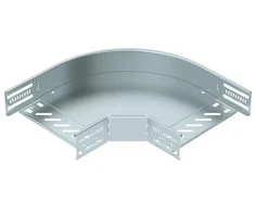 Obo Bettermann 90° alkūnė 60 FS, Kampinė jungtis, Cinkas, Plienas, 90°, 200 mm, 60 mm