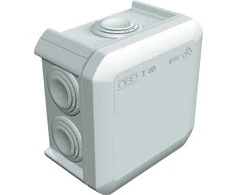 OBO Bettermann 2007045 Jungiamoji dėžutė T40 90x90x52 mm Šviesiai pilka (RAL 7035) IP55 (2007045)