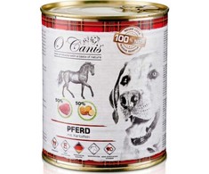 O'CANIS Arkliena su bulvėmis - šlapias šunų maistas - 800g
