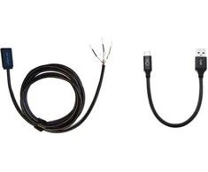 Ochno O-RS232-200-1, Kabelio adapteris, Juodas, 2 m, RS232, USB A - USB C, Tiesus, Kištukas