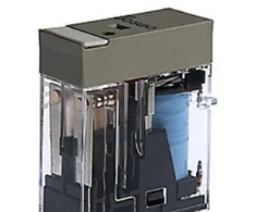 Omron Relė, įjungiama, 8 polių, DPDT, 5A, mechaniniai ir LED indikatoriai, etikečių rašymo funkcija, 230 V kintamoji srovė G2R-2-SN 230AC(S)