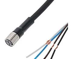 Omron Jutiklio laidas, M8 tiesus kištukas, - 5 m, XS3F-M8PUR4S5M