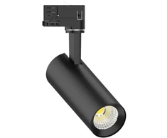 OPPLE COMPACT 3 fazių bėgelių prožektorius 20 W - 2000 lm - CRI90 - CCT 3000 K/4000 K/5000 K - 36° spindulys - JUODA