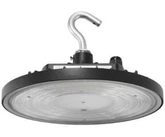„OPPLE Lighting Highbay Basic“, kietas tvirtinimas, juodas, juodas, aliuminis, polikarbonatas (PC), apvalus, IK08