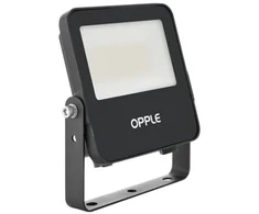 OPPLE Lighting LEDFlood-E3 Re144-30W-830-BL, Juoda, IP66, Aliuminis, Polikarbonatas (PC), Grūdintas stiklas, I, IK07, 1 m