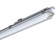 „OPPLE Lighting“ vandeniui atsparus klasikinis korpusas, 1 lempa(-os), pilka, polikarbonatas (PC), IP65, kintamoji srovė, 220–240 V