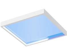 Opple „OPPE“ LED stoglangis SDL 60X60 – 7800LM – 1800K/12000K – 130W – BLE2 – baltas