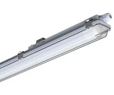 „OPPLE Lighting“ vandeniui atsparus klasikinis korpusas, 1 lempa(-os), pilka, polikarbonatas (PC), IP65, kintamoji srovė, 220–240 V