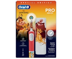 Oral-B Dantų šepetėlis 297257 / Pro Kids Liūtas karalius, raudonas