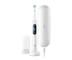 Oral-B | Elektrinis dantų šepetėlis | iO9 Series | Įkraunamas | Suaugusiems | Šepetėlių skaičius galvutės įeina 1 | Number of teeth brushing modes 7 | Baltas