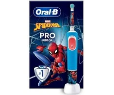 Oral-B Kids 8006540772768, Vaikams, Besisukantis dantų šepetėlis, Kasdienė priežiūra, Jautrus, Įvairių spalvų, Apvalus, Baterija