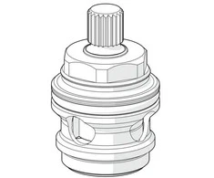 ORAS keraminė galvutė Optima 1/2" (95-03) termostatiniam valdymui