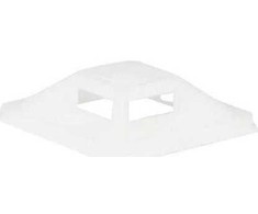Organizer ProXtend ProXtend Self Adhesive Cable Clips 25mm x 25mm Baltas 50pcs in a bag