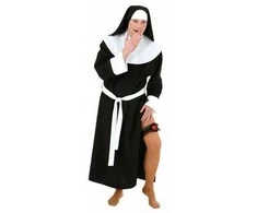 Orlob Karneval Seksualus vienuolės kostiumas, mand