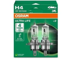 Osram Ultra Life – H4 automobilių lemputės