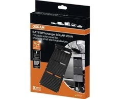 OSRAM BATTERYcharge SOLAR 20W INCL. Monokristalinis saulės modulis 20 W 5 V