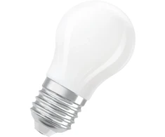 OSRAM LED karūnėlė matinė 250lm 1.8W/827 (25W) E27, reguliuojamo ryškumo