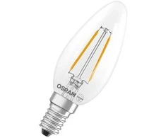OSRAM LED kerte filamentas 250lm 1,8W/827 (25W) E14