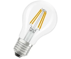 OSRAM LED standard filamentas 470lm 3,4W/827 (40W) E27 reguliuojamo ryškumo
