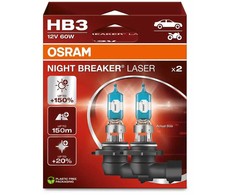 Lemputė OSRAM NIGHT BREAKER LASER HB3 60W 12V P20D +150%