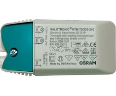 Osram HTM 70/230-240, Elektroninis apšvietimo transformatorius, Turkio spalvos, Balta, 230 - 240 V, II, 10,8 cm, 52 mm