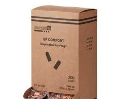 Otto Schachner Ausų kamštukai EP Comfort - Kūginiai ausų kamštukai, vienkartinio naudojimo, poliuretano putplasčio, 200 porų