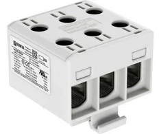 Ouneva Oy Universalus gnybtas su OTL izoliacija, aliuminis/vario, 3*(1,5-50) mm2, pilkas