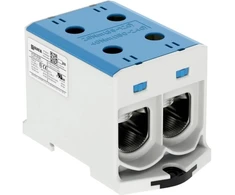 Ouneva Oy Universalus gnybtas su OTL izoliacija, aliuminis/vario, 2*(35-240) mm2, mėlynas