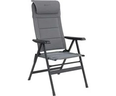 Outwell Teton, 150 kg, Kempingo taburetė, 4 koja(-os), 6kg, Aliuminis, Poliesteris, Pilka